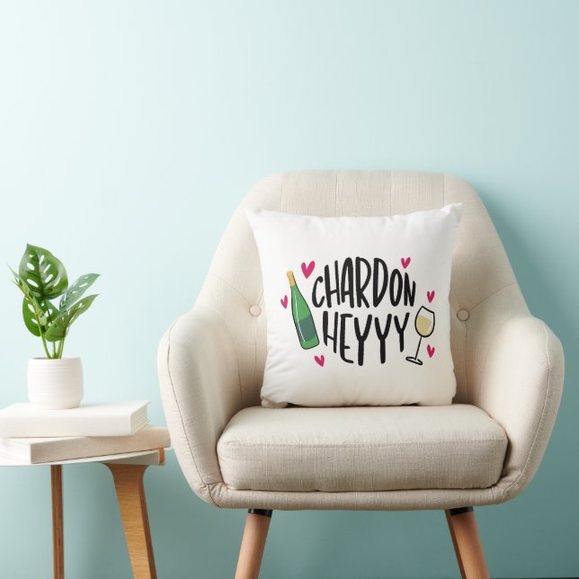 Coussin Chardonnay Drôle (Chaise)