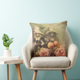Coussin Chariot Halloween vintage (1)