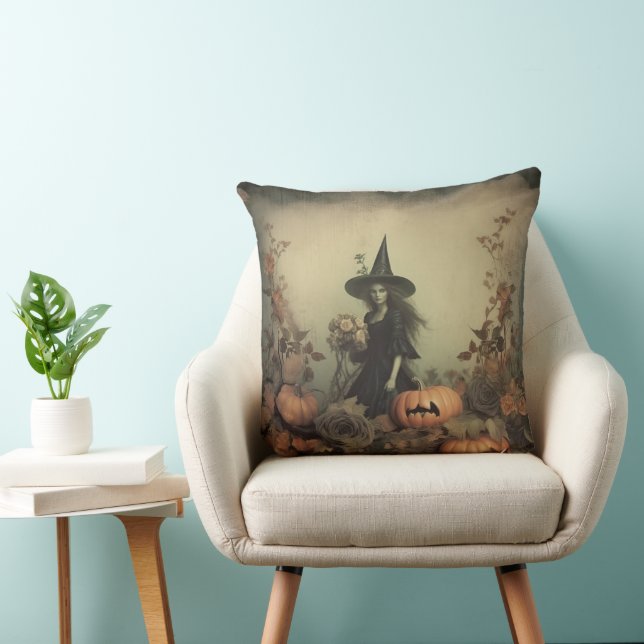 Coussin Chariot Halloween vintage (3) (Chaise)