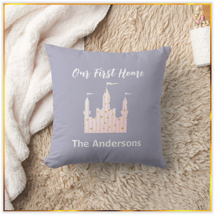 Coussin Charming Our First Home Castle