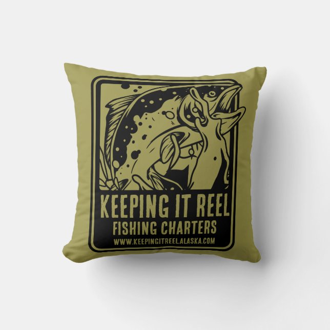 Coussin Chartes De Pêche Et Accessoires Club (Recto)