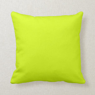 Coussin Chartreuse Jaune (couleur unie)