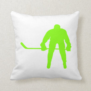 Coussin Chartreuse, Neon Green Hockey