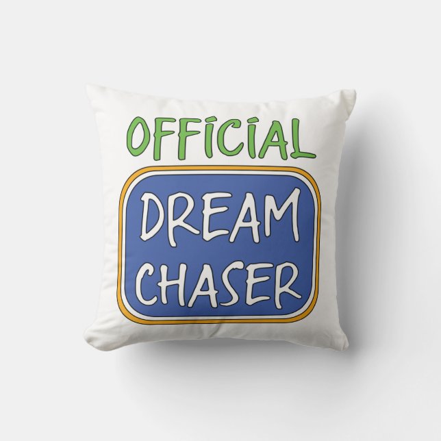 Coussin Chaser de rêve officiel (Recto)