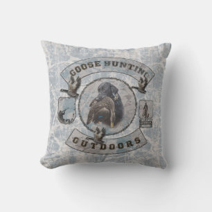 Coussin Chasse à l'oie Sticker Carré Flacon de café de la