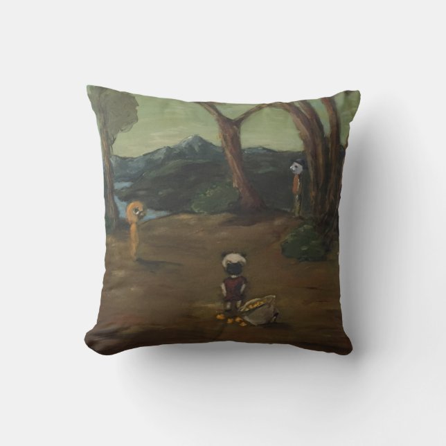 Coussin Chasse à trésor (Recto)
