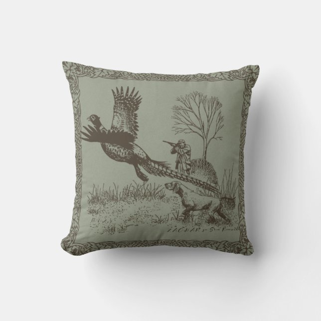 Coussin Chasseur (chasse avec SPG) (Recto)