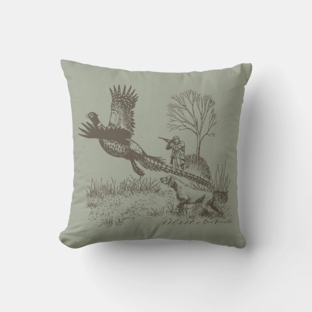 Coussin Chasseur (chasse avec SPG) (Recto)
