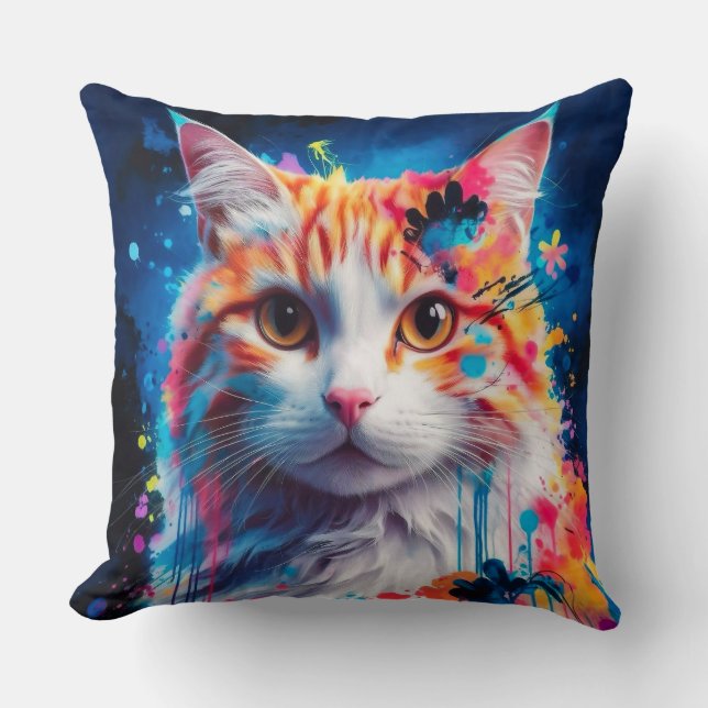 Coussin Chat artificiel (Recto)