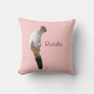 Coussin - Chat avec nom