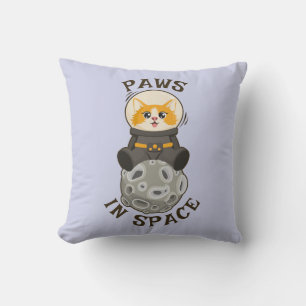 Coussin Chat cool dans l'espace Chat Astronaute Animal cos