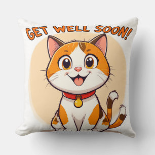 Coussin Chat de dessin animé adorable