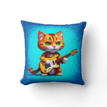 Chat drôle Jouer de la guitare