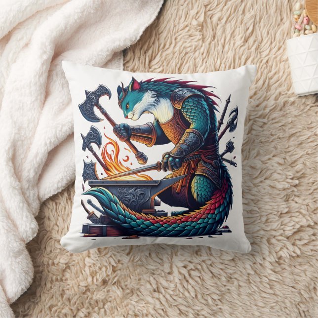 Coussin Chat Enchanted forge forge Armes à Dusk (Couverture)
