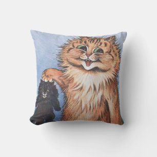Coussin Chat et chatons, Louis Wain