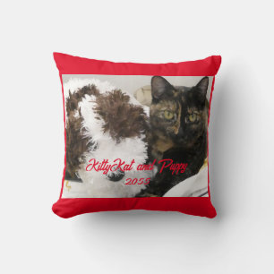 Coussin Chat et jouet Chien ou votre animal de compagnie P