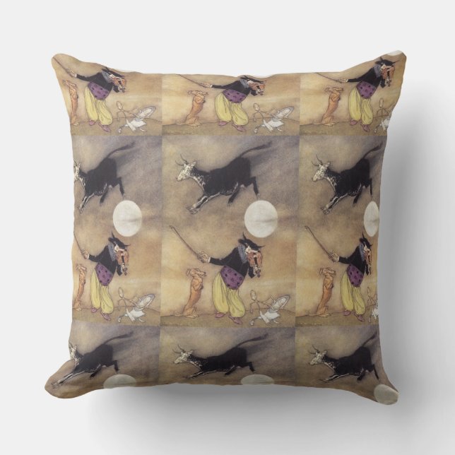 Coussin Chat et la broche (Recto)