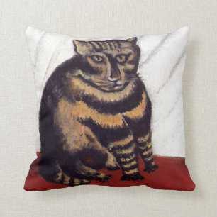 Coussin Chat grincheux vintage