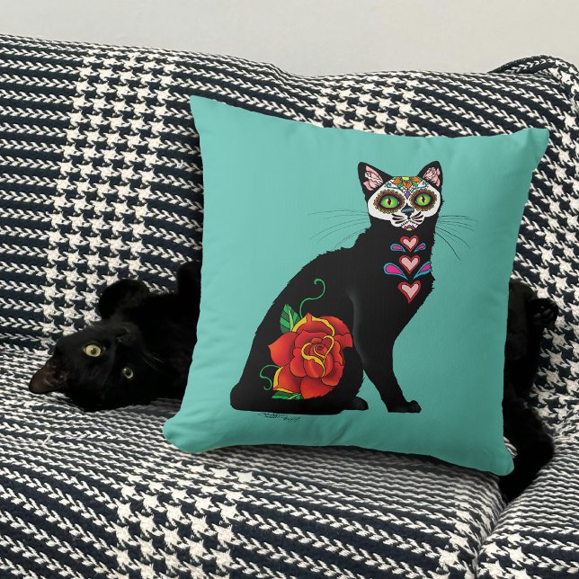 Coussin Chat noir de Sugar (Créateur téléchargé)