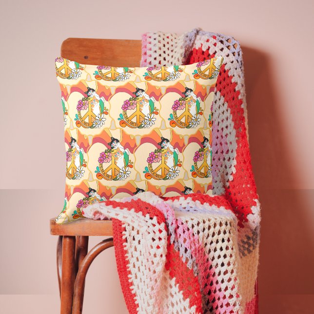 Coussin Chat | Paix (Créateur téléchargé)