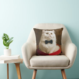 Coussin Chat Persan dans une boîte de bonbons en forme de