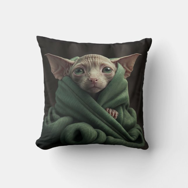 Coussin CHAT SPHYNX HAIRLESS (Recto)