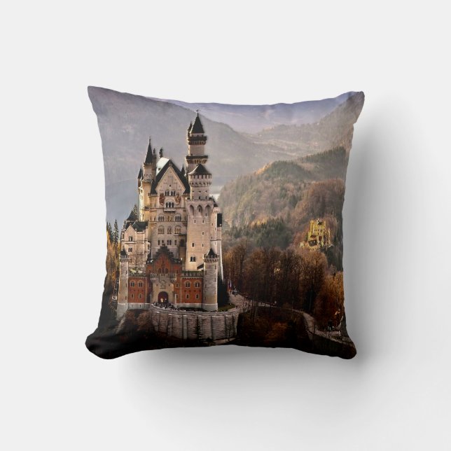 Coussin Château Allemagne de Neuschwanstein (Recto)