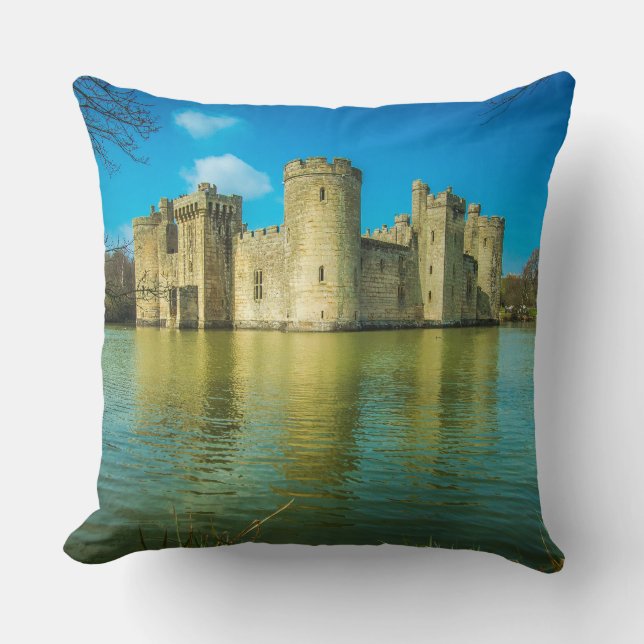 Coussin Château de Bodiam pittoresque dans East Sussex Eng (Recto)