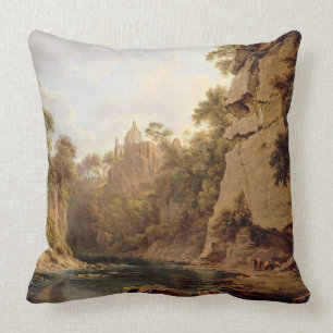 Coussin Château de Hawthornden, près d'Edimbourg,