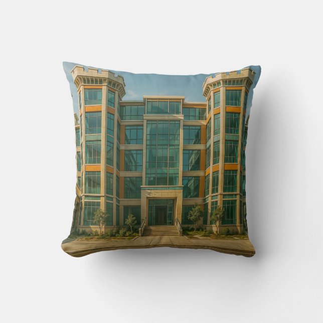 Coussin Château de la Citadelle de Cristal (Recto)