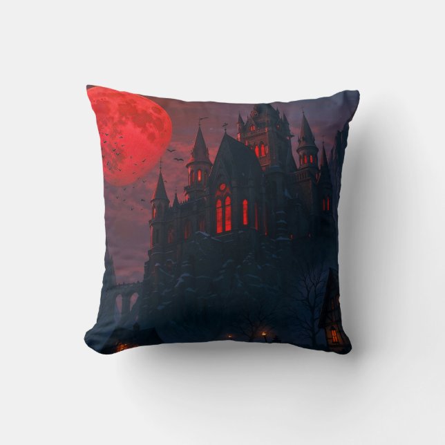 Coussin Château du Sang du Vampire (Recto)