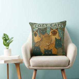 Coussin Chats confortables en hiver