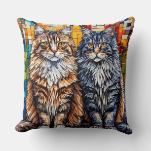 Coussin Chats de race Maine Coon