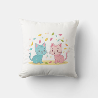 Coussin Chats mignons