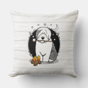 Coussin Chatte chien randonneur Camper Vieux anglais Sheep