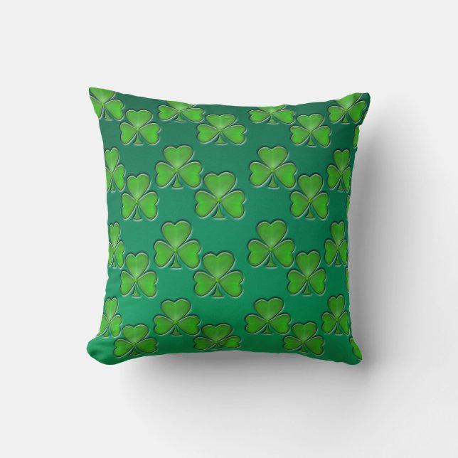 Coussin chaud/froid de shamrock (Recto)