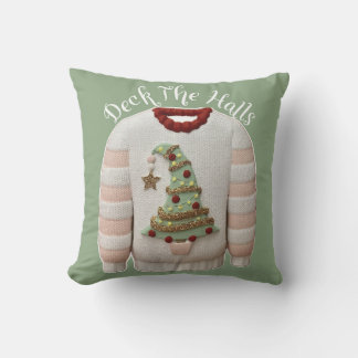 Coussin Chaud sapin de Noël Jeter l'oreiller
