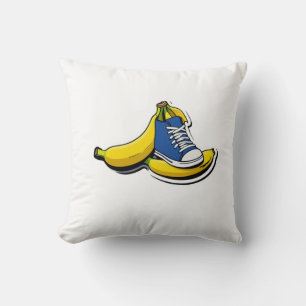 Coussin Chaussure avec des bananes