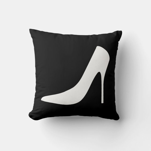 COUSSIN CHAUSSURES À HAUT NIVEAU BLANC SUR ARRIÈRE - PLAN  (Recto)