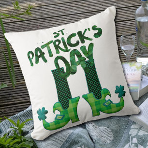 Coussin Chaussures de lutin de la Saint-Patrick