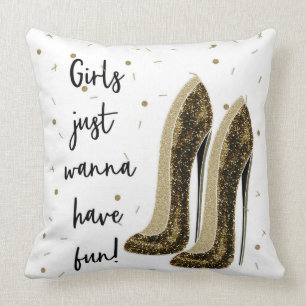 Coussin Chaussures de mode à talons hauts Beauté Glamour F