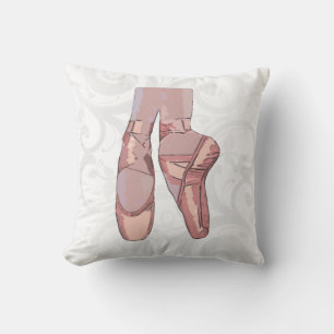 Coussin Chaussures d'orteil de pantoufles de ballet