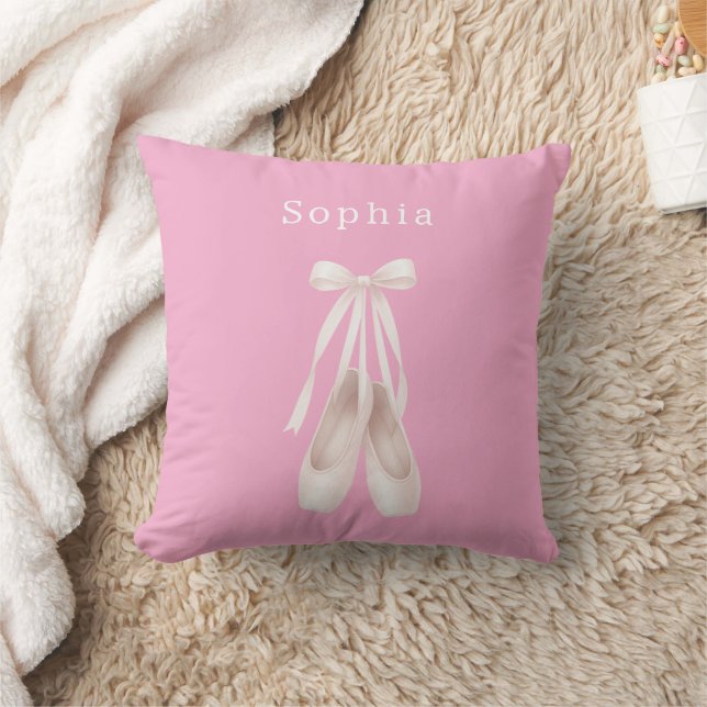 Coussin Chaussures en Ballet Rose Anniversaire (Couverture)