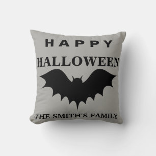 Coussin Chauve-souris Halloween personnalisée