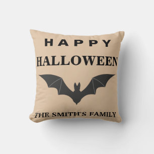 Coussin Chauve-souris Halloween personnalisée