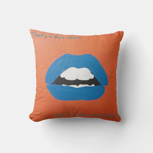 Coussin Cheesy Lines for Valentine's pillow (Recto)