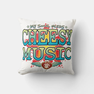 Coussin Cheesy Music Soul Cushion