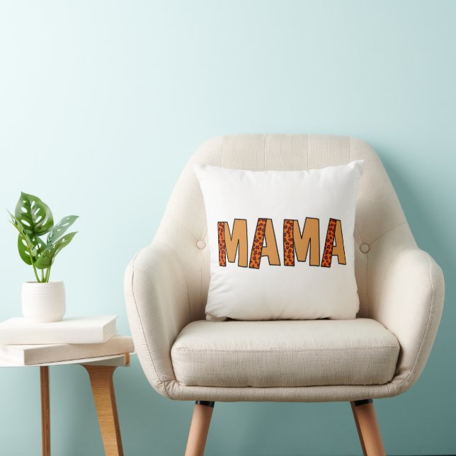 Coussin Cheetah Print Leopard Maman (Chaise)