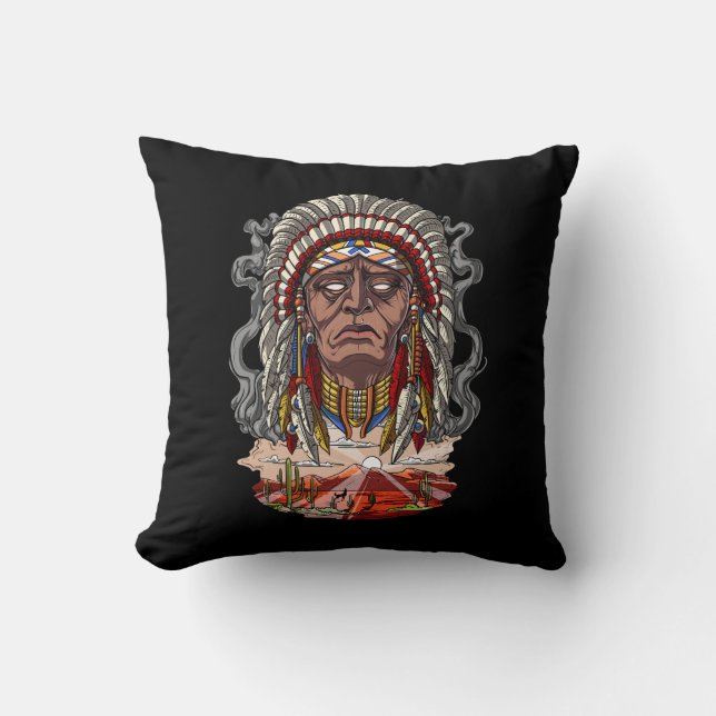 Coussin Chef indien (Recto)