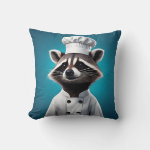Coussin Chef Raccoon